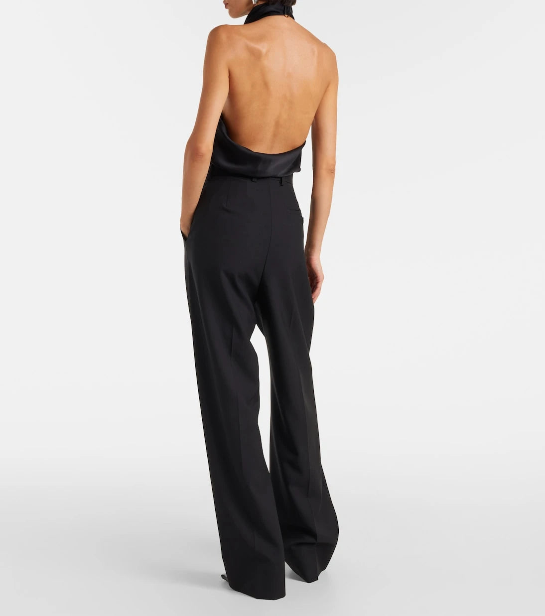 Stella McCartney - High-rise wool wide-leg pants