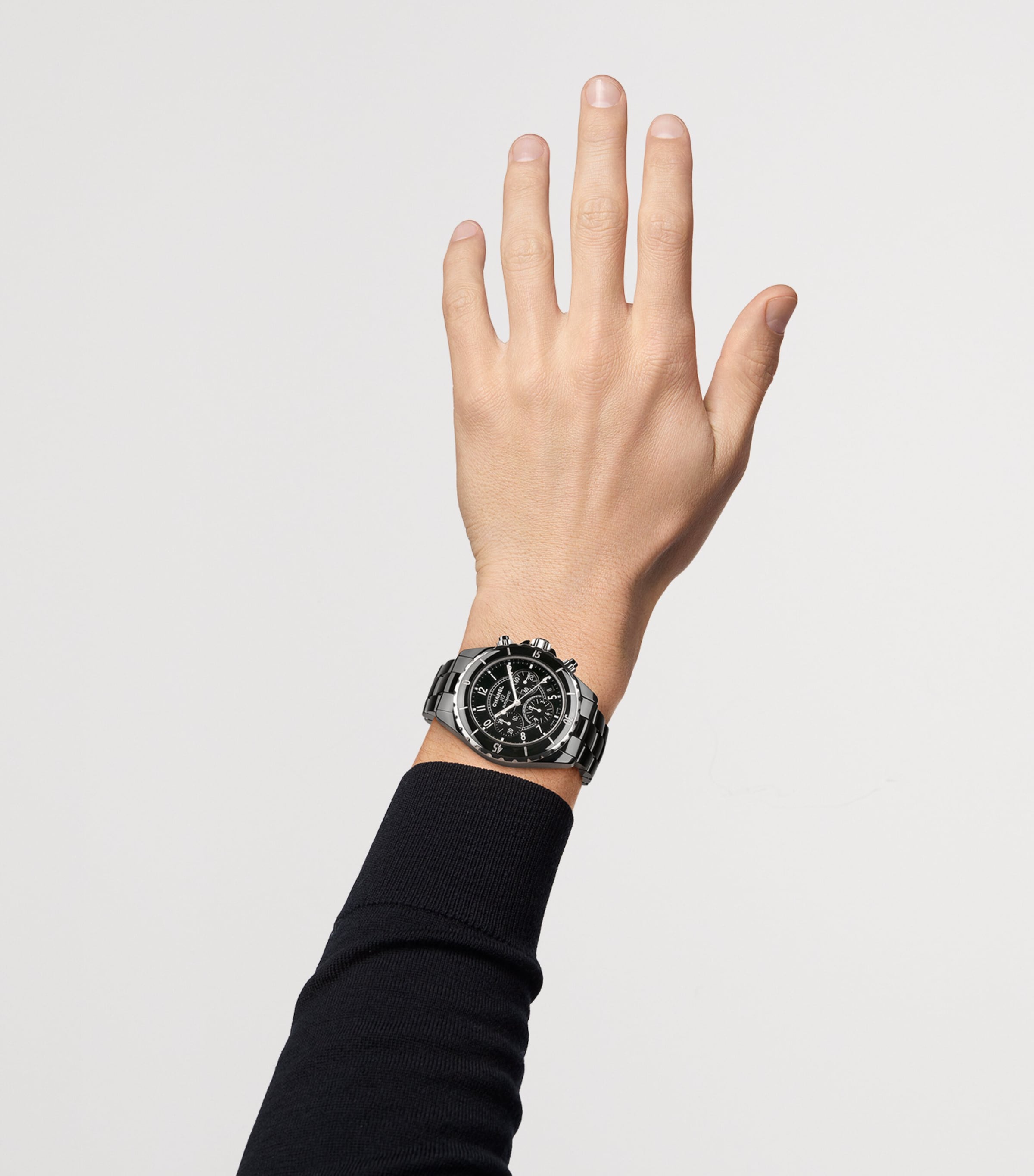 Ceramic and Steel J12 Chronograph Watch 41mm