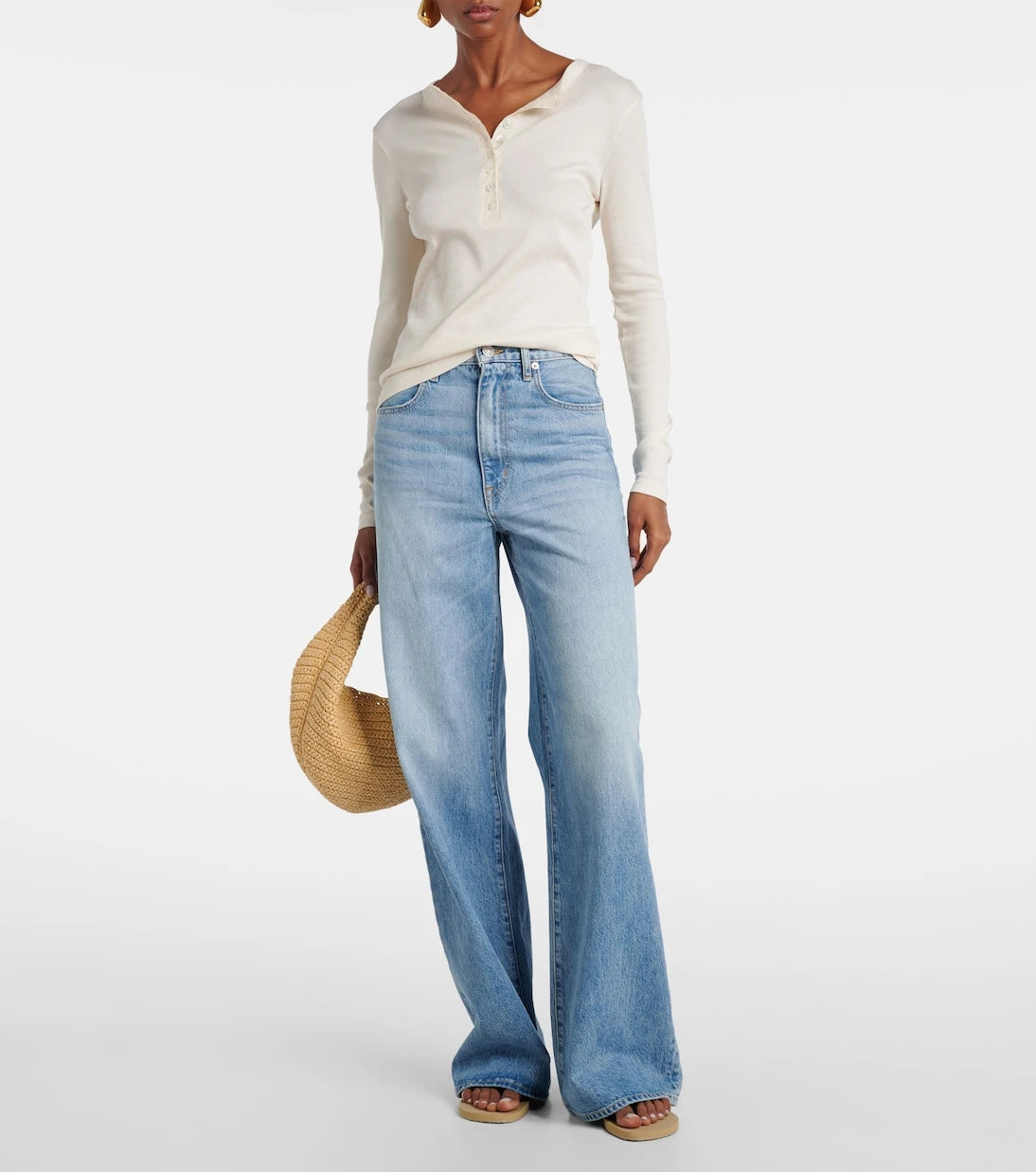 Slvrlake - Eva high-rise wide-leg jeans