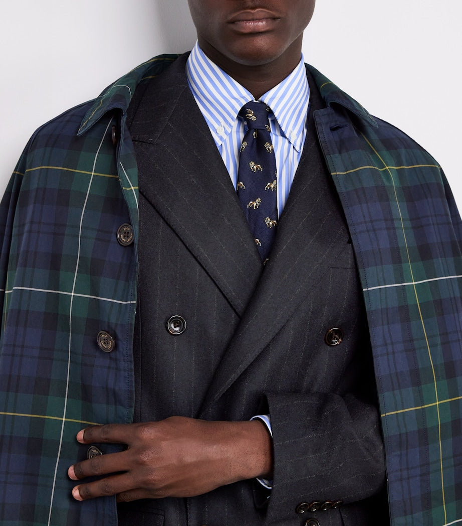 Wool Chalk-Stripe 2-Piece Suit