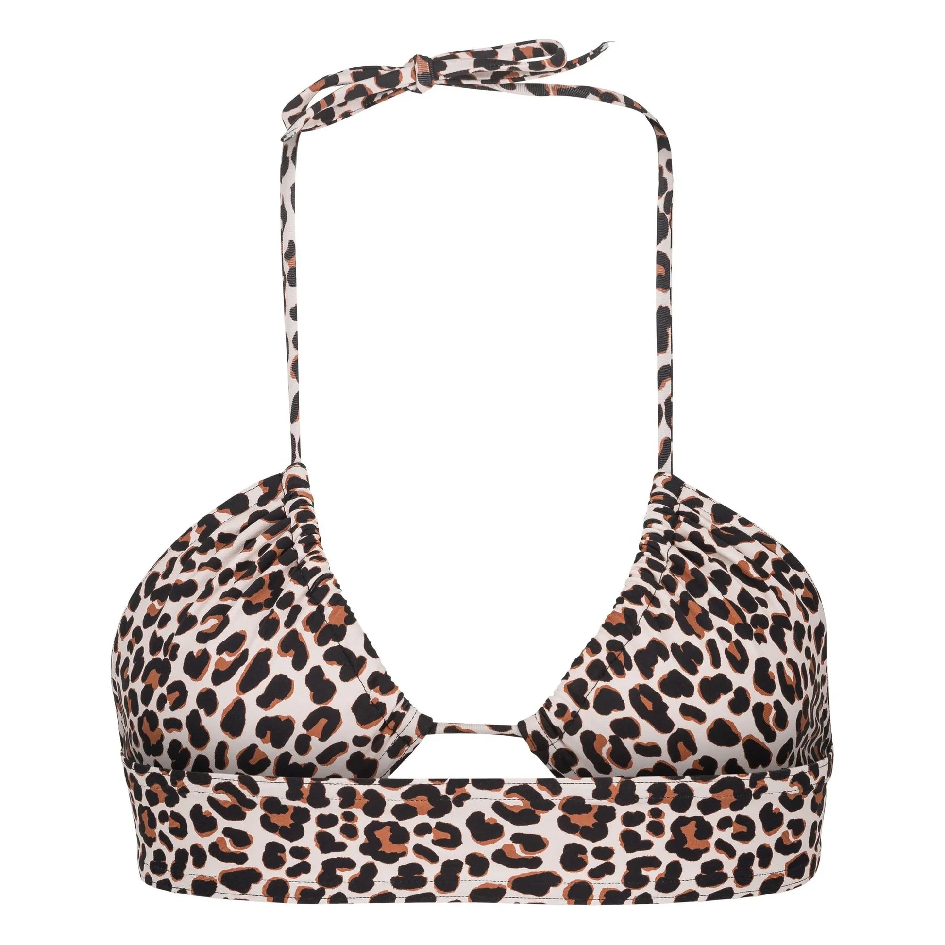 Anja Paris - L'Idéal Léopard Swimsuit Top | Brown