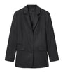 AllSaints Grey Single-Breasted Essie Blazer