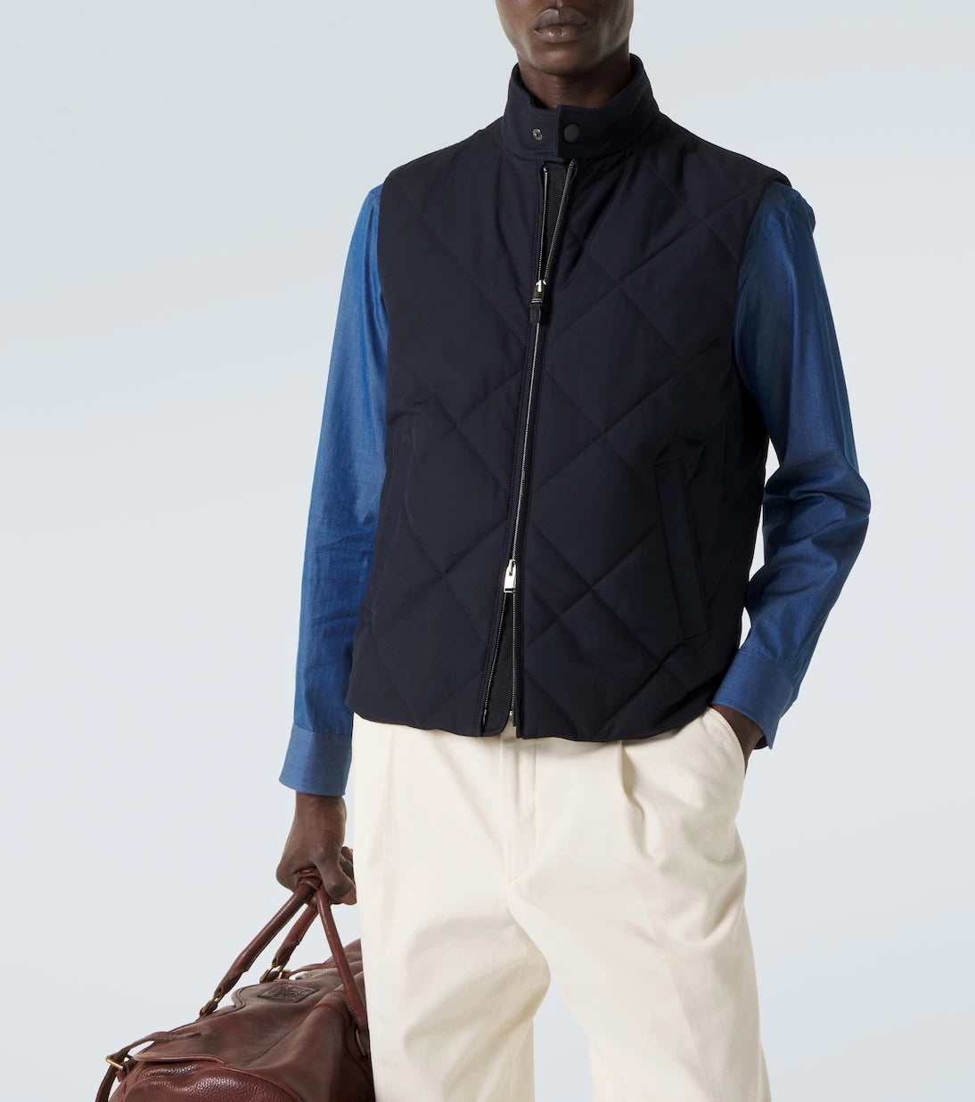 Canali - Quilted puffer vest