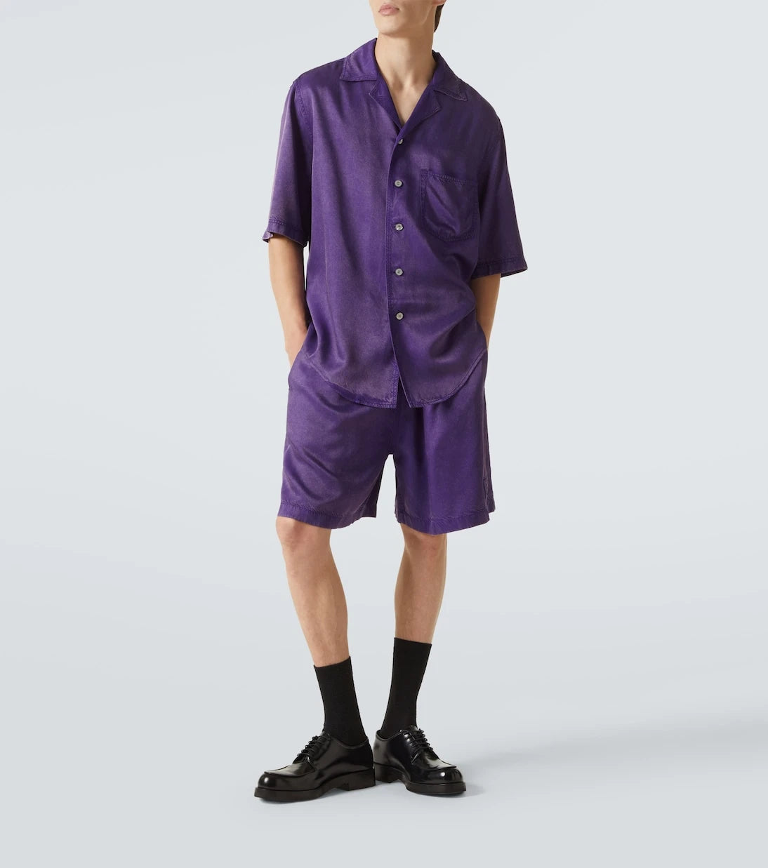 Acne Studios - شورت من التويل