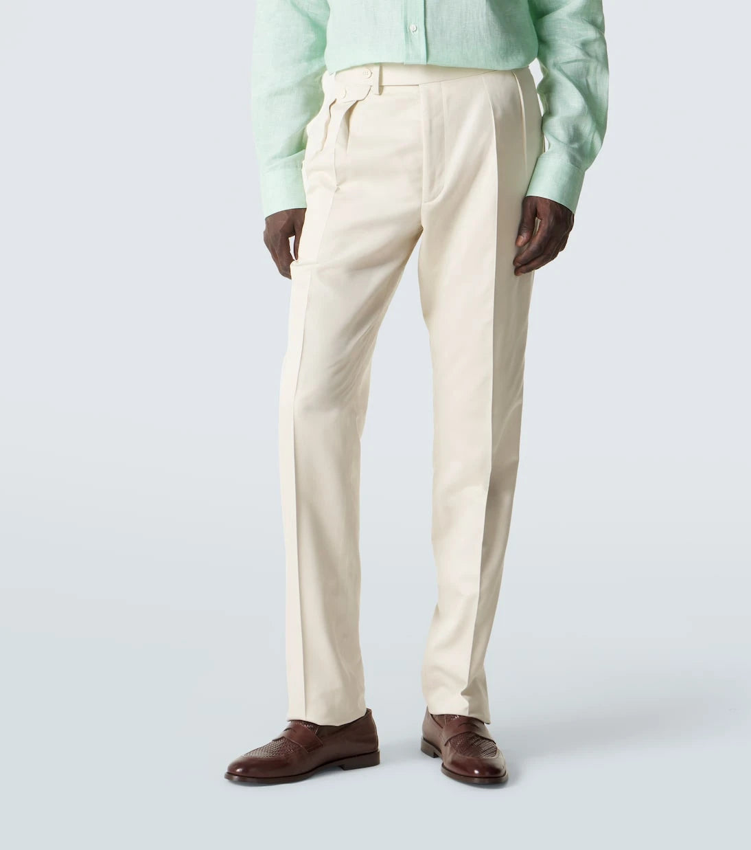Ralph Lauren Purple Label - Gregory silk tapered pants