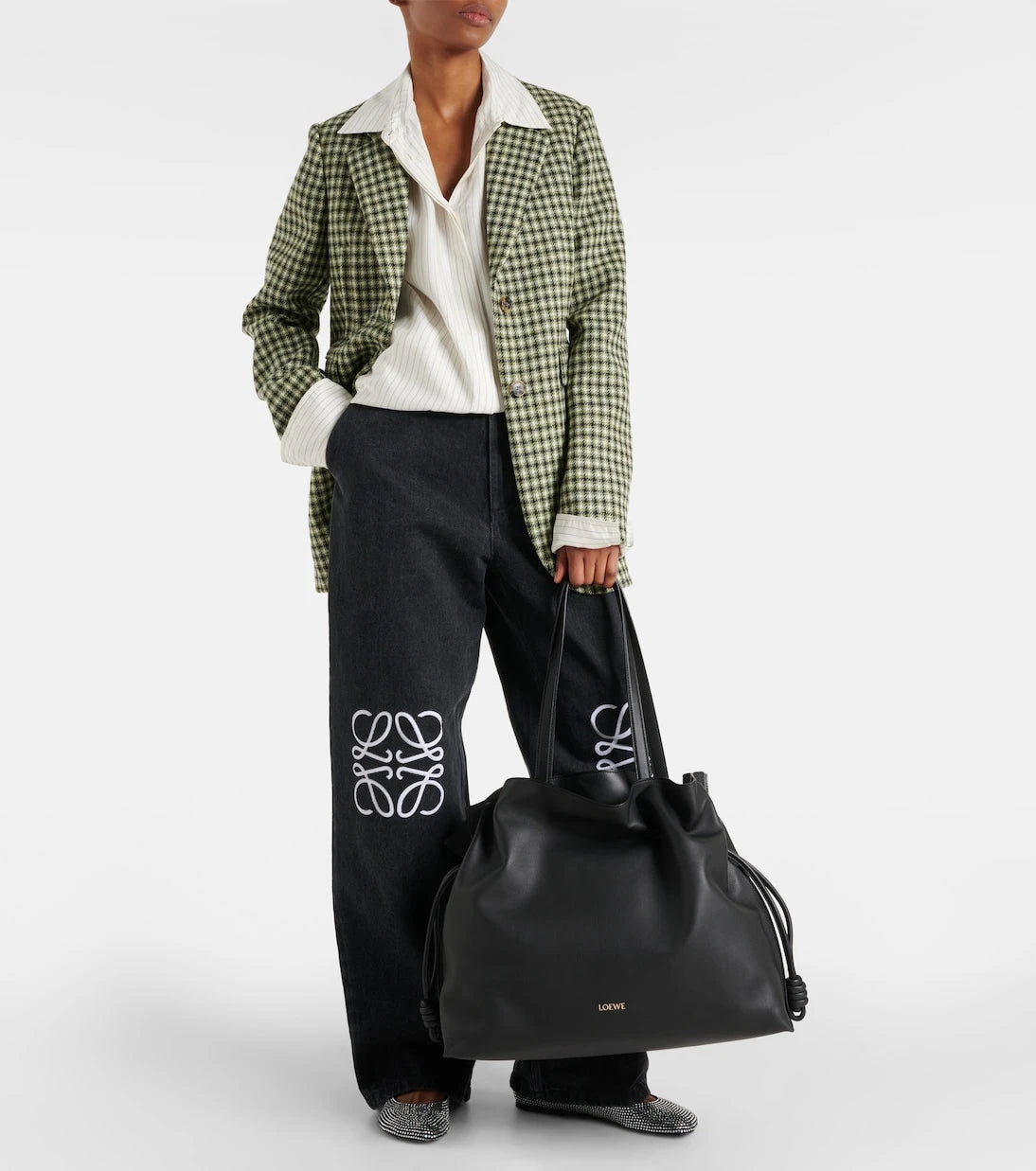 Loewe - Flamenco XL leather clutch