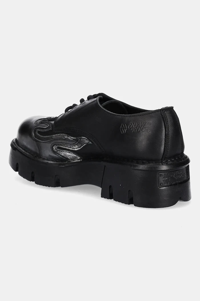 Кожени половинки обувки New Rock METALLIC