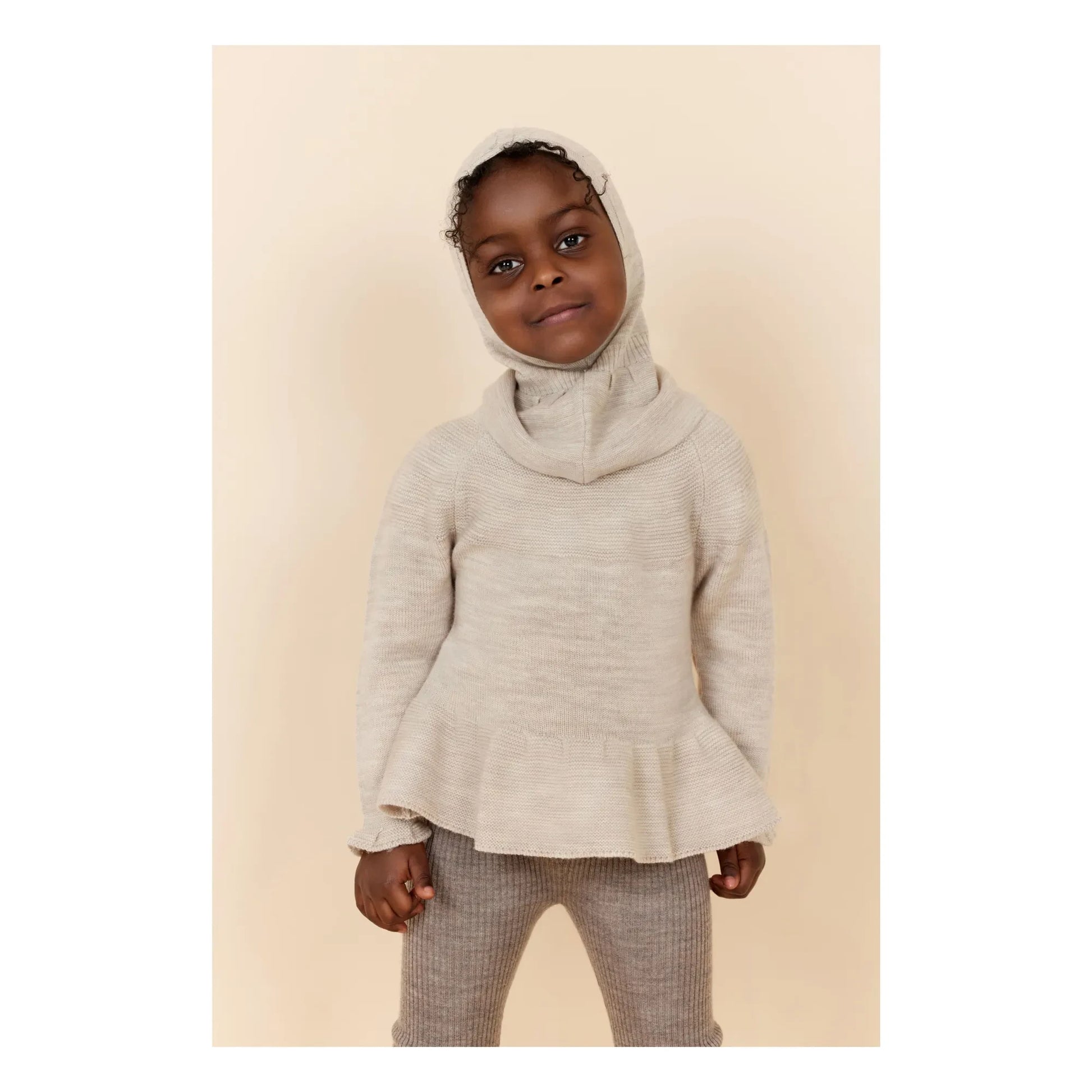 Copenhagen Colors - Merino wool balaclava | Cream