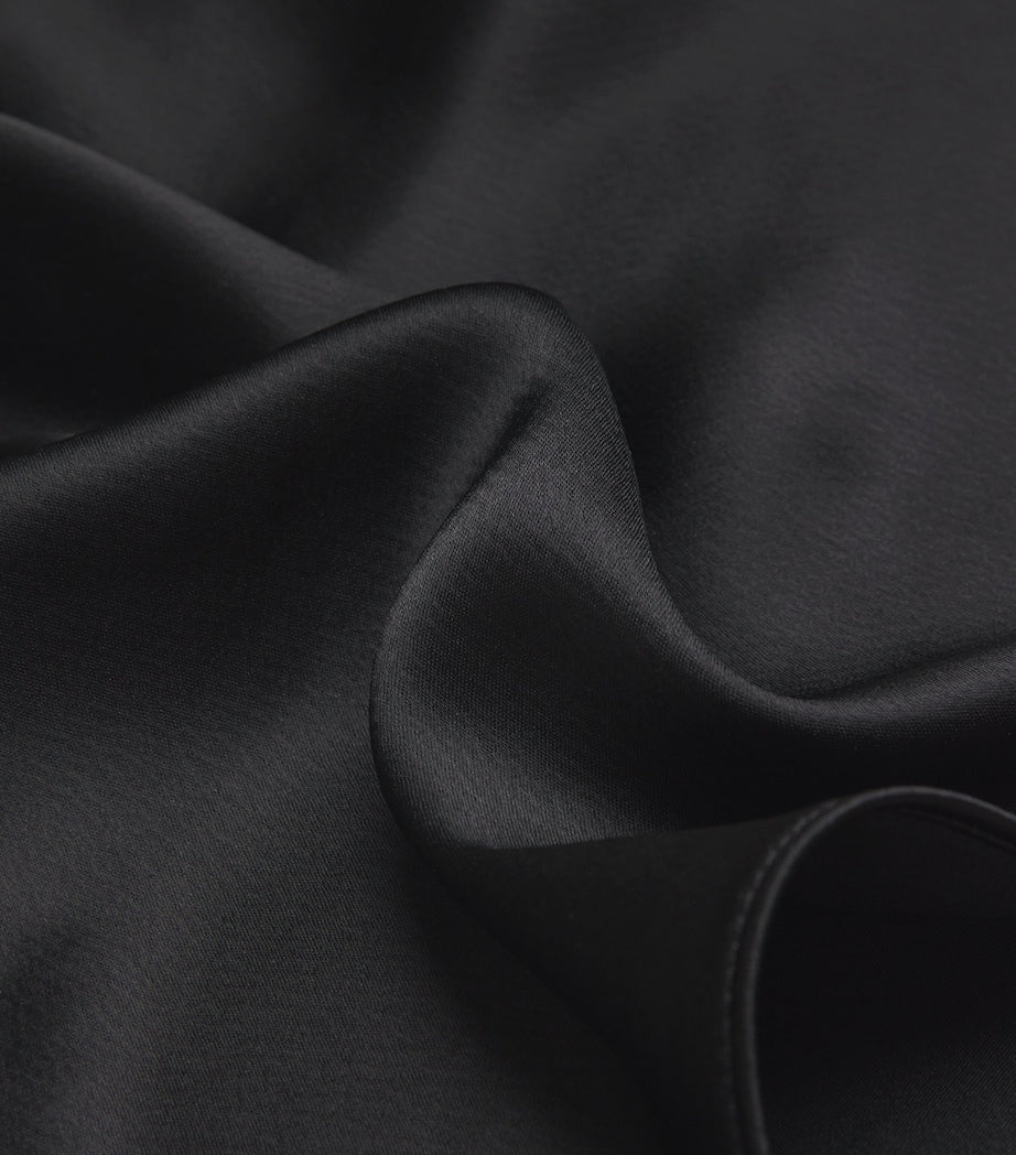 Satin Lace-Trim Barb Cami Top