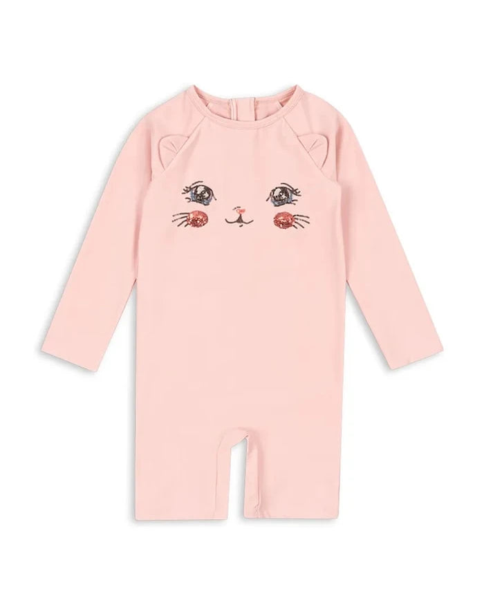 Konges Sløjd KITTY ONESIE GRS Çocuk Tek Parça Mayo