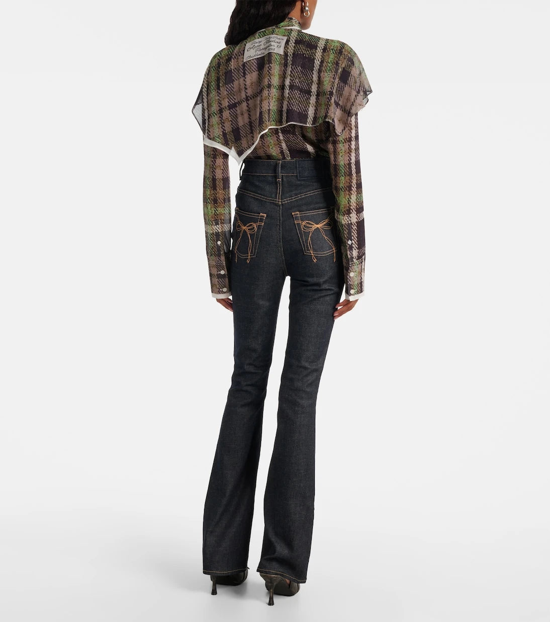 Acne Studios - High-rise flared jeans