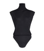 Alaïa Black Cap-Sleeve Bodysuit