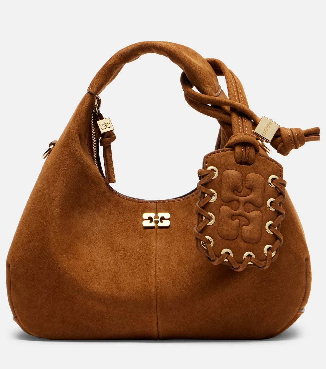 Ganni - Mini top-handle bag