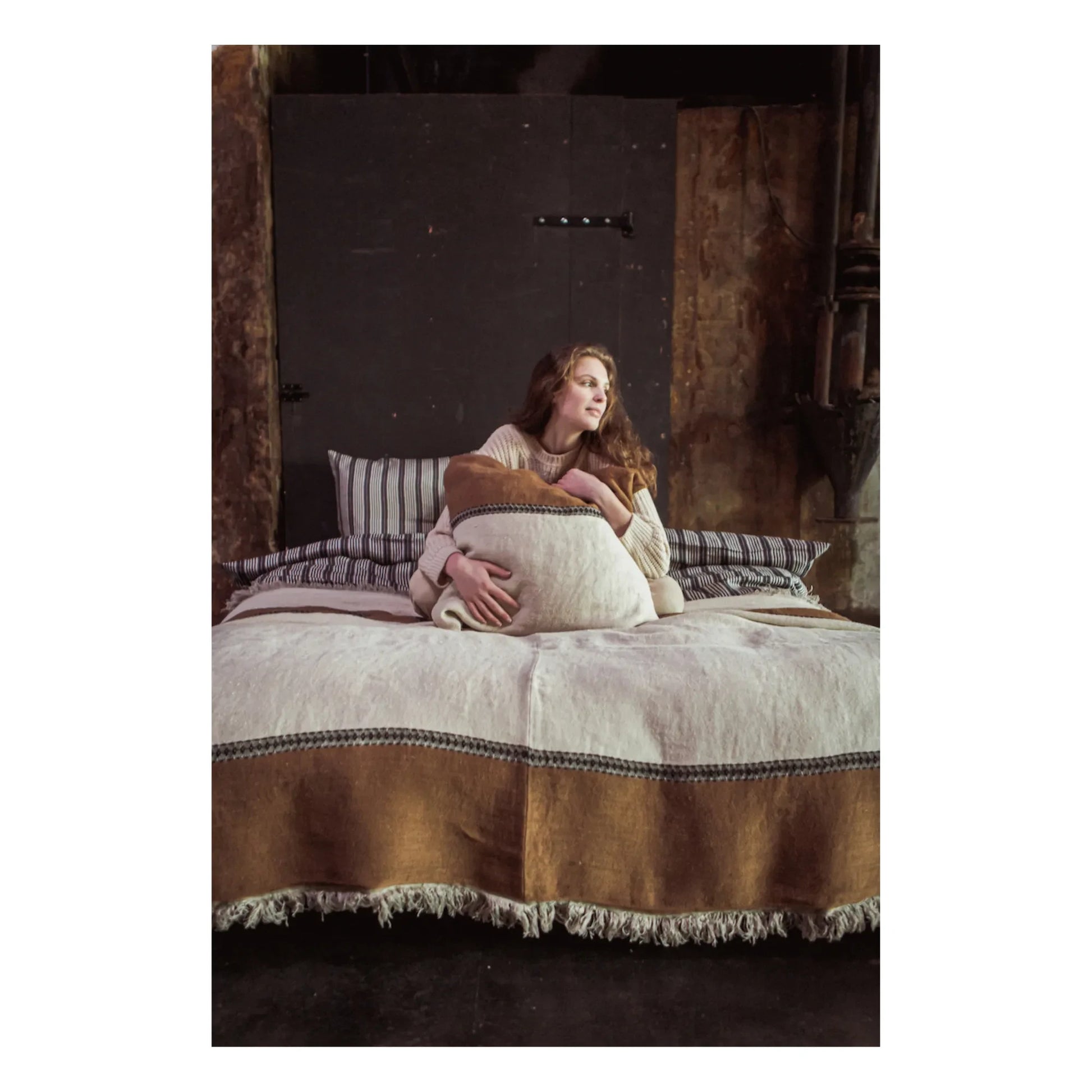 Libeco - Etienne bedspread | Beige