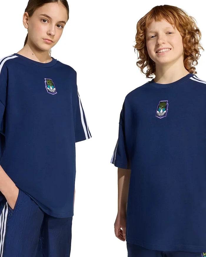 Детска памучна тениска adidas Originals MINECRAFT