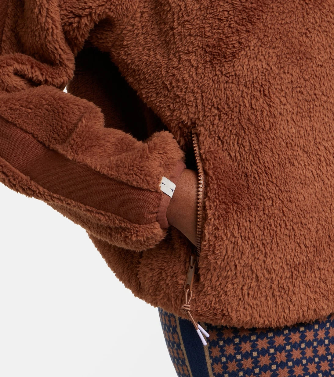 The Upside - Harlow fleece half-zip sweatshirt