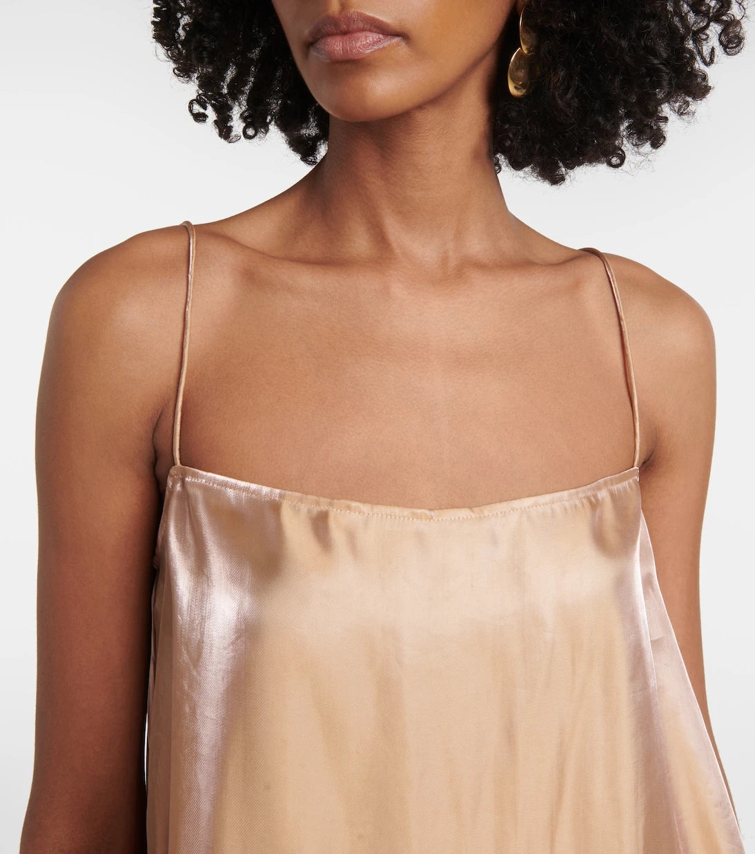 Staud - Delfina satin maxi dress