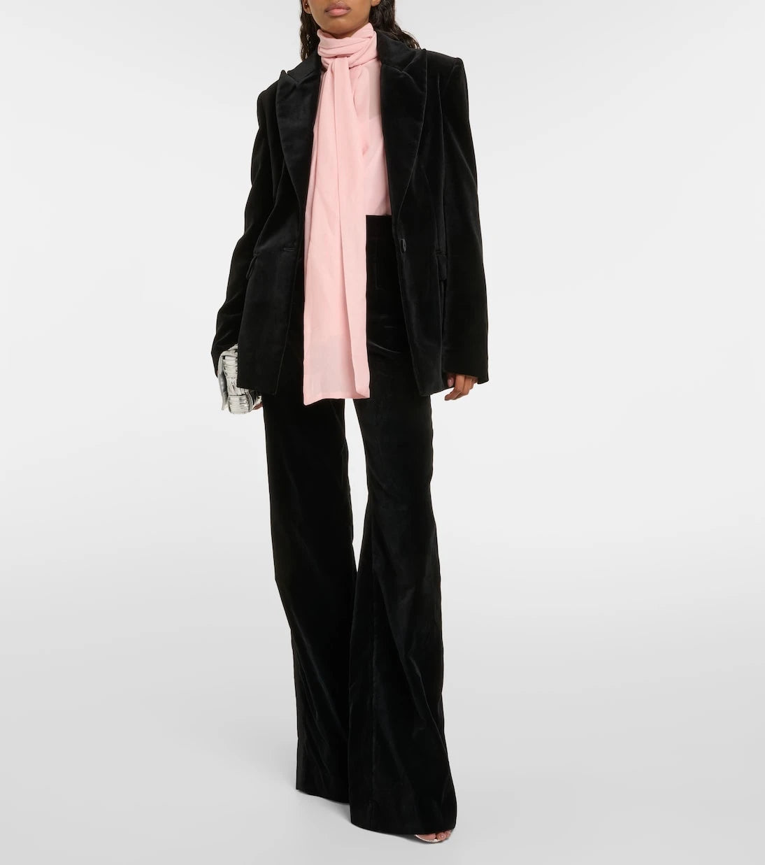 Costarellos - Azura cotton velvet blazer
