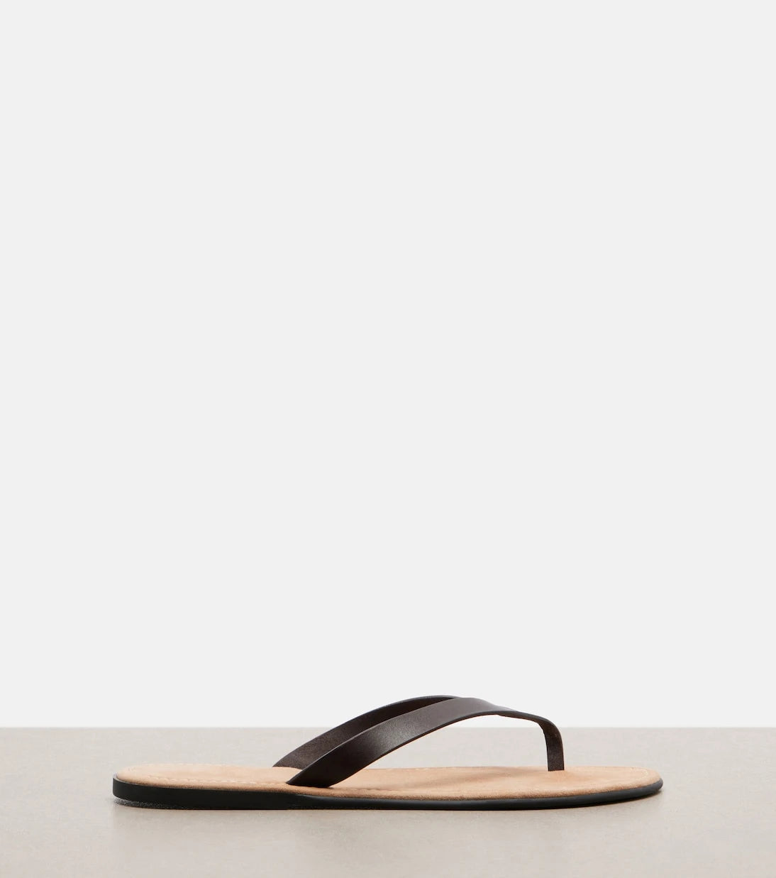 The Row - Beach leather thong sandals