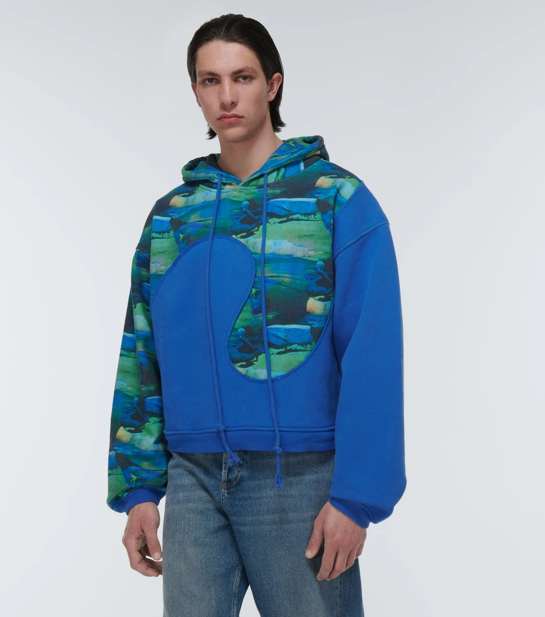ERL - Printed cotton-blend hoodie