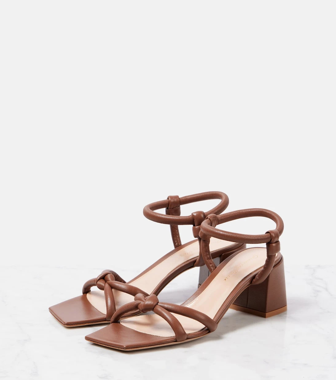 Gianvito Rossi - Juno 55 leather sandals