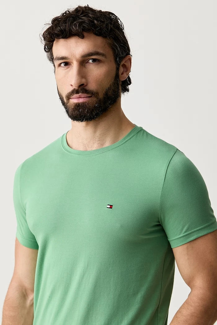 Tommy Hilfiger basic erkek pamuklu elastan tişört
