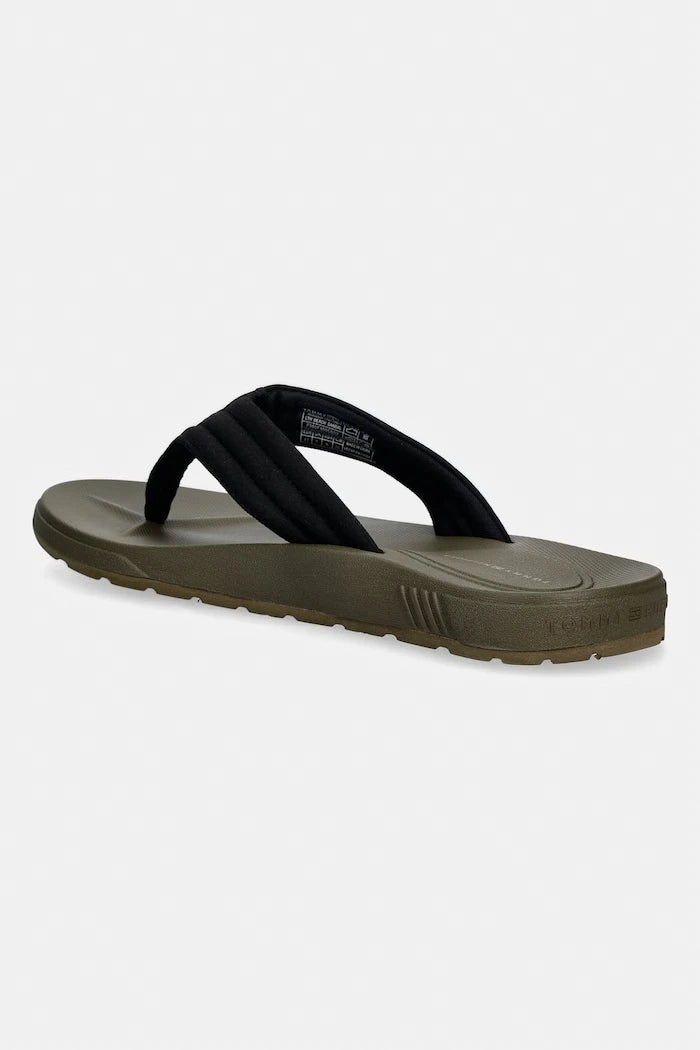 Tommy Hilfiger Erkek Parmak Arası Terlik MOLDED HILFIGER LTH BEACH SANDAL