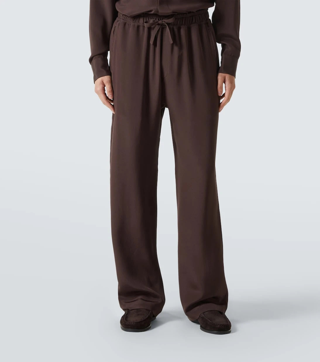 Saman Amel - Silk wide-leg pants