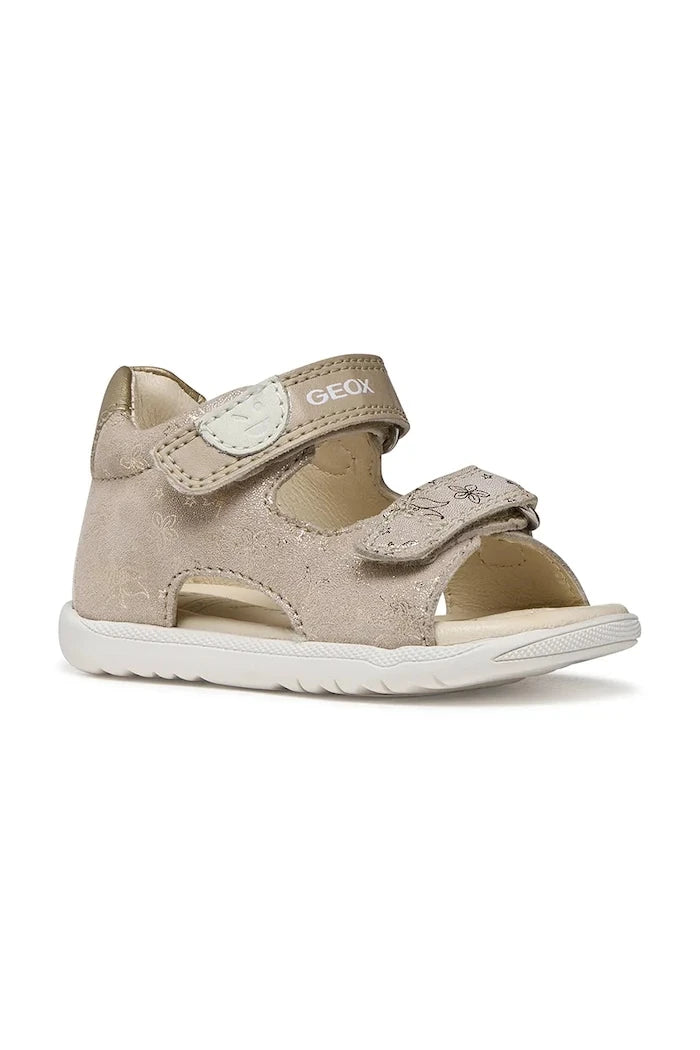 Geox сандали за деца от кожа SANDAL MACCHIA
