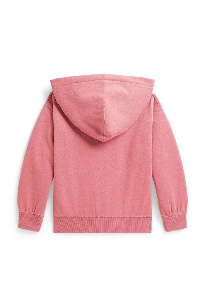 Polo Ralph Lauren çocuklar için pamuklu fermuarlı kapüşonlu sweatshirt