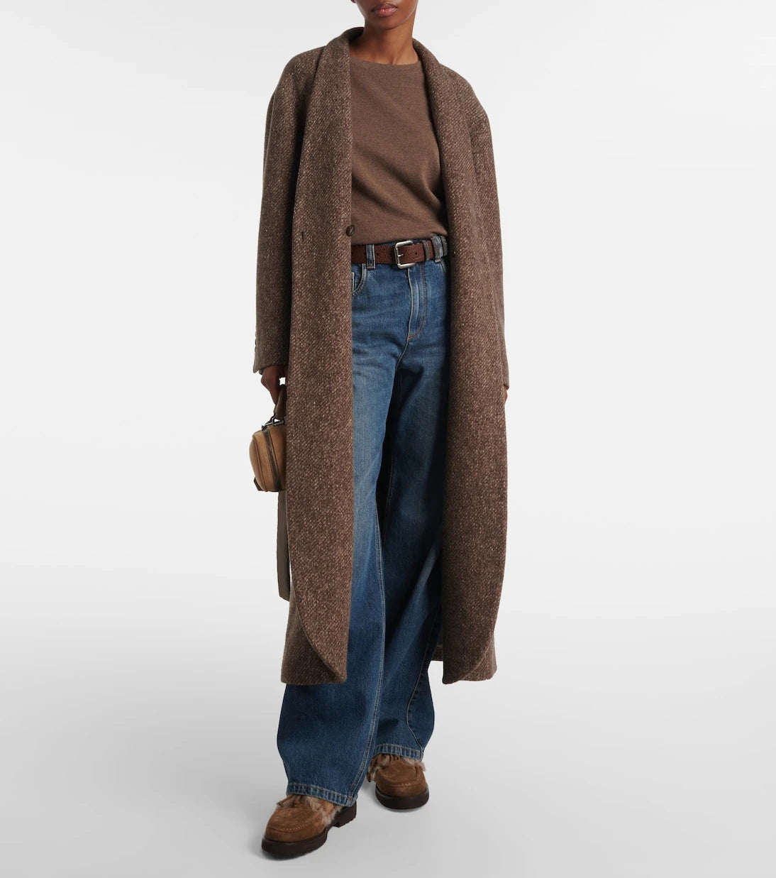 Brunello Cucinelli - Monili high-rise wide-leg jeans