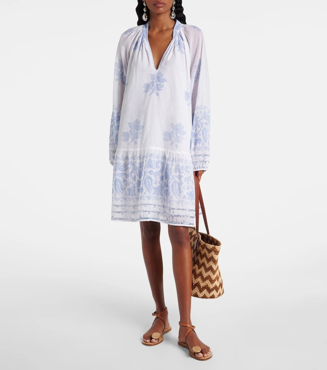 Juliet Dunn - Floral cotton minidress