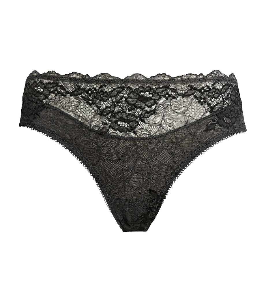 Wacoal Grey Lace Perfection Briefs