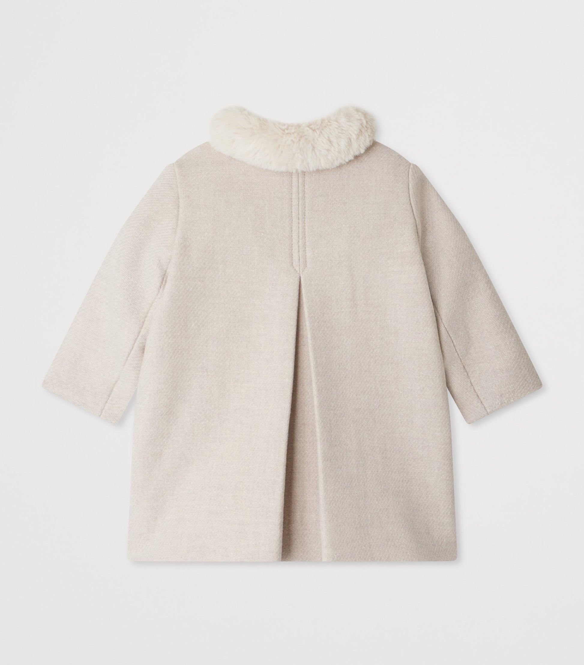 Wool-Blend Moka Coat (2-3 Years)