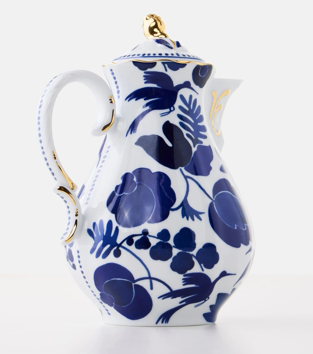 La DoubleJ - Wildbird Blu porcelain teapot