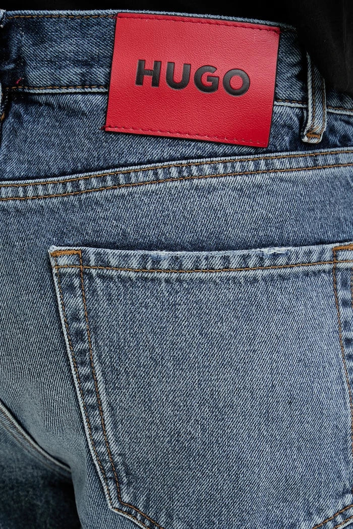 HUGO erkek denim kısa pantolon HUGO 838/S