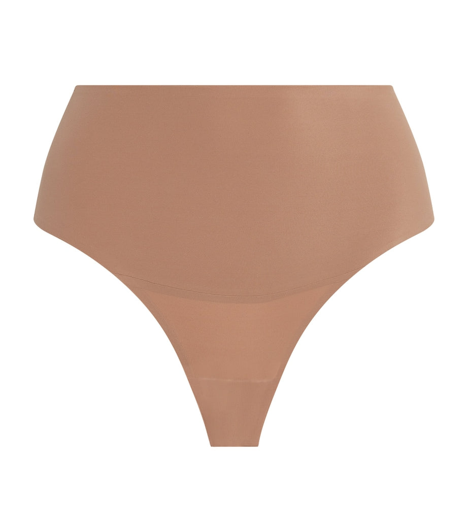 Skims Brown Smoothing Intimates High-Waist Thong