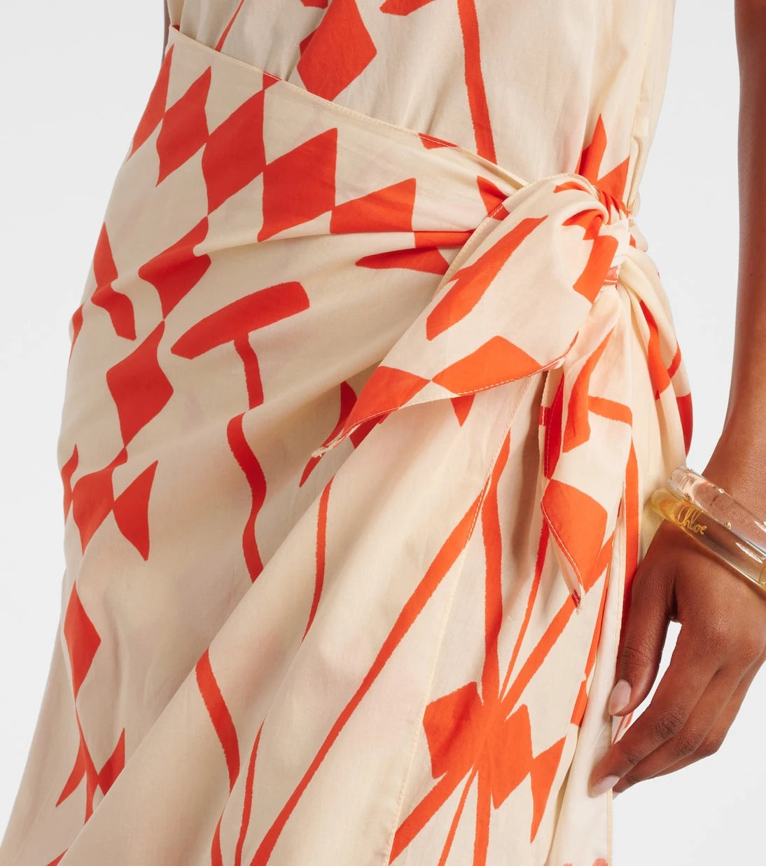 Johanna Ortiz - Printed cotton poplin midi dress