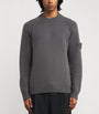 Grey GHOST PIECE Cashmere Crew-Neck Sweater