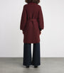 Burgundy Kid Cashmere Cardigan