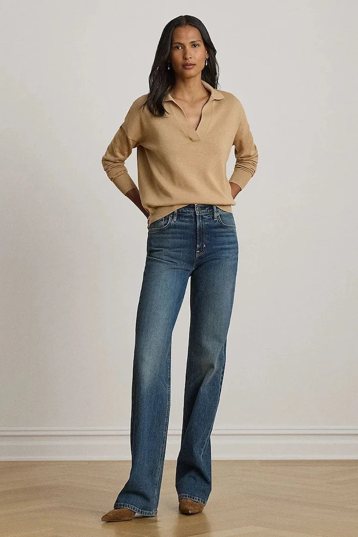 Lauren Ralph Lauren pamuklu kadın kazak