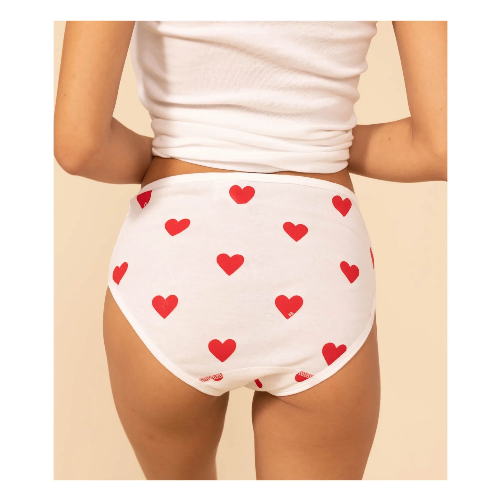 Petit Bateau - Lot 2 Culottes Cœurs - Women's Collection  | White