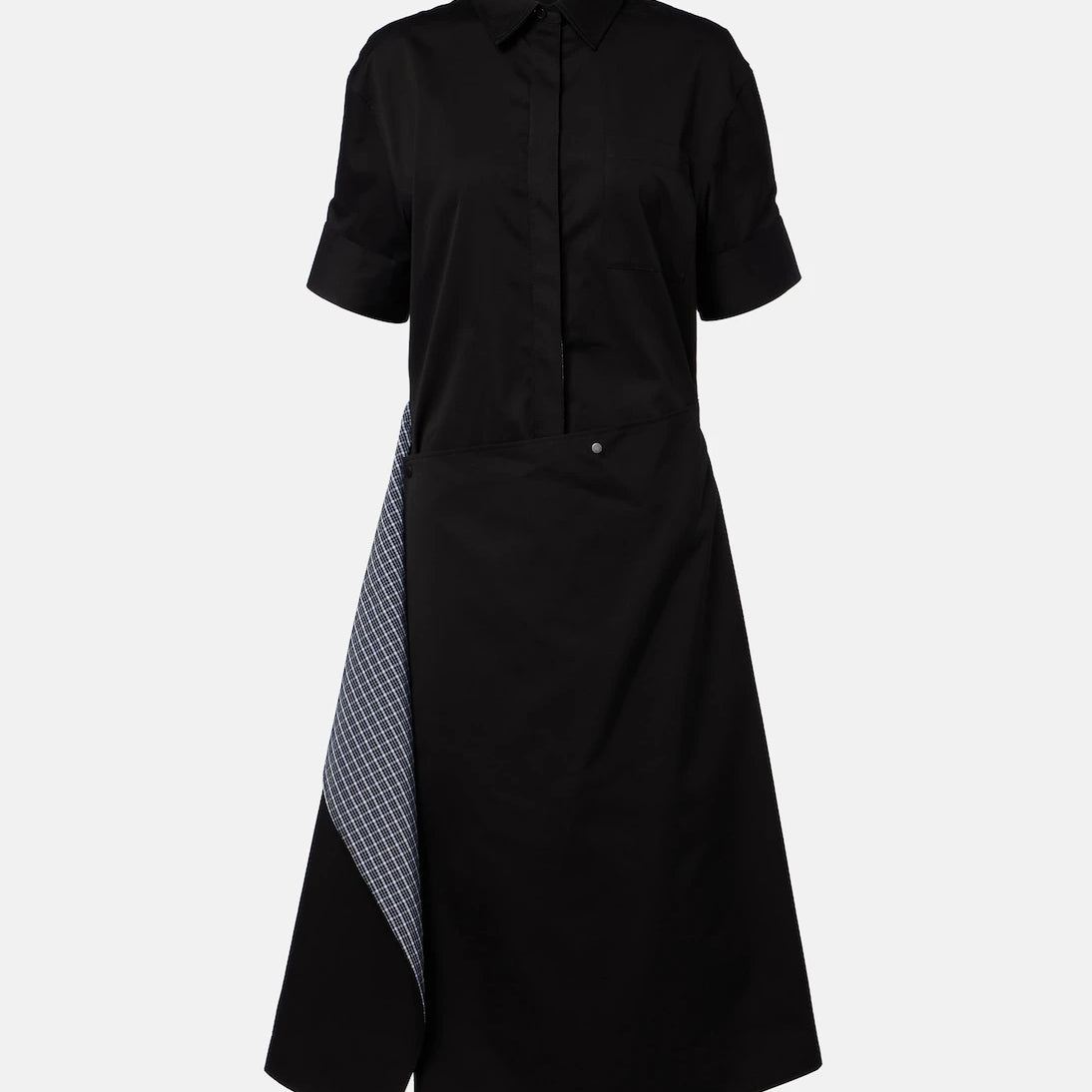Loewe - Deconstructed gabardine shirt dress