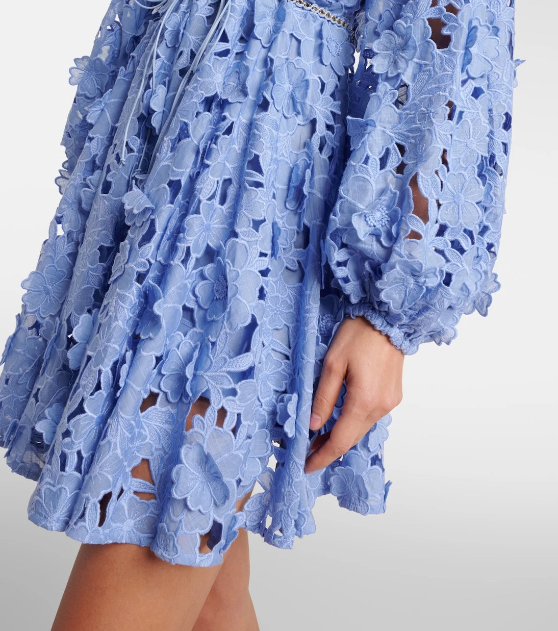 Zimmermann - Patience floral cotton minidress