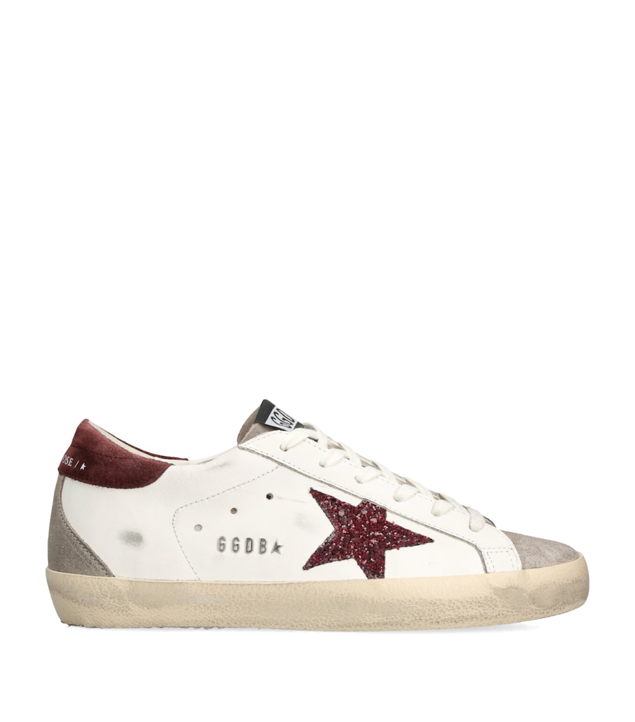 White Leather Super-Star Sneakers