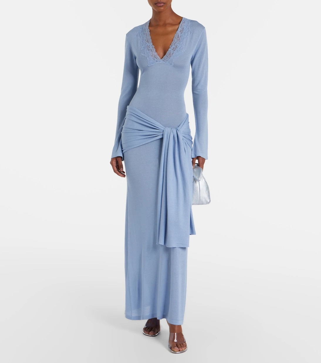 Aya Muse - Lace-trimmed maxi dress