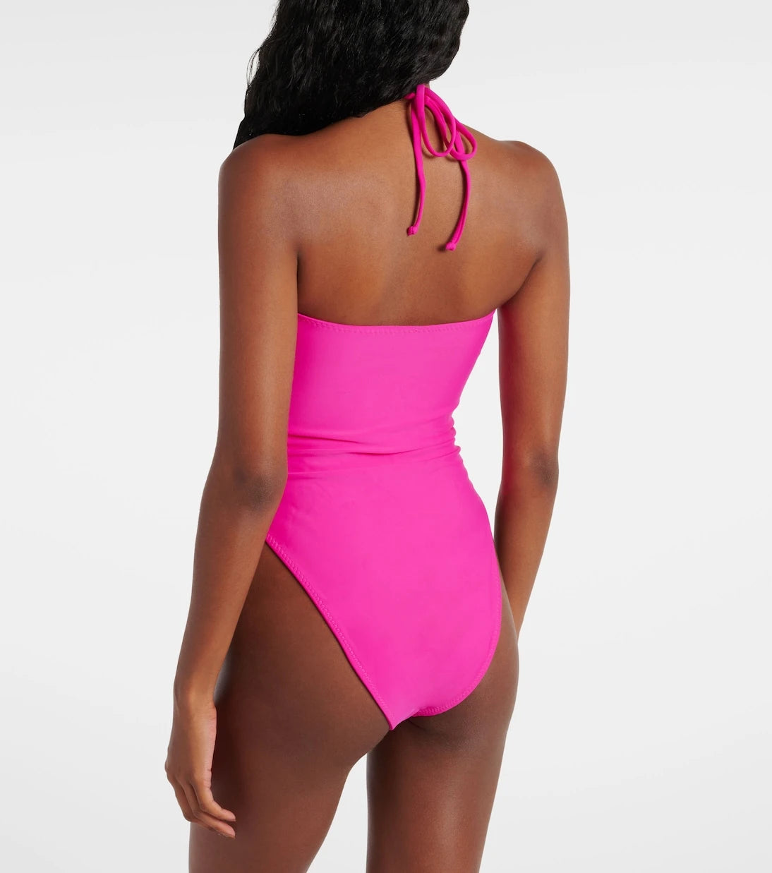 Same - Floral-appliqué cutout swimsuit