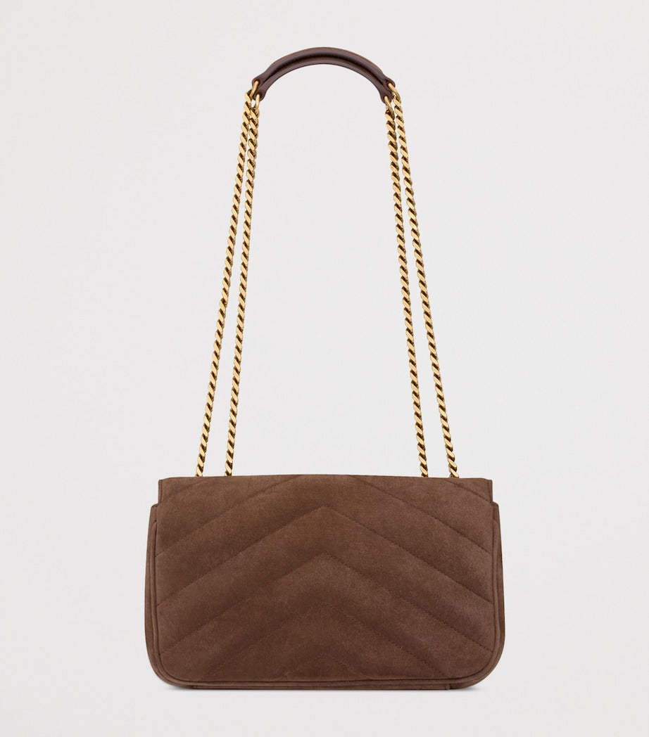Saint Laurent Brown Small Loulou Shoulder Bag