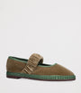 Green Velvet Mafalda Espadrilles
