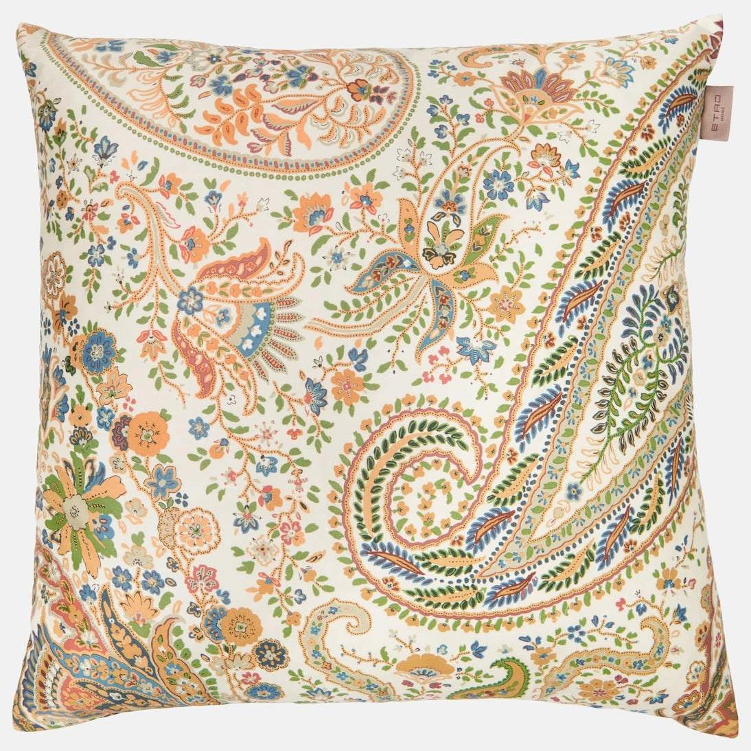 Etro - Embroidered cotton cushion